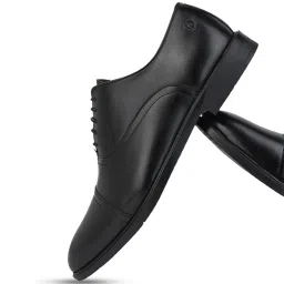 Alberto Torresi Men's Black Oxford Shoes image 5