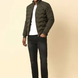 Allen Solly Brown Regular Fit Quilted Jacket image 5