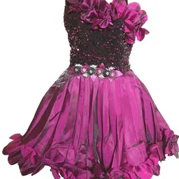 kids fashion hub Floral Fit & Flare Dress-image-84