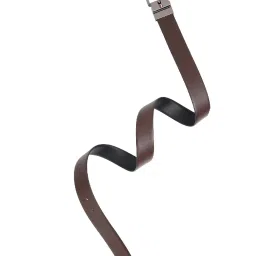 TOMMY HILFIGER Brown & Black Lambert Reversible Belt image 5