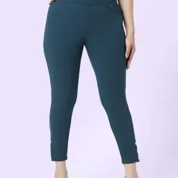 YU by Pantaloons Blue High Rise Tights-picture-10