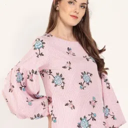 Marie Claire Pink Floral Print Top image 3