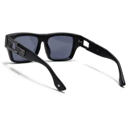 Voyage Black UV Protection Rectangular Unisex Sunglasses image 4