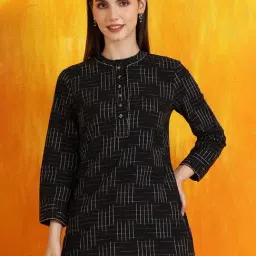 W Black Printed Tunic-image-76