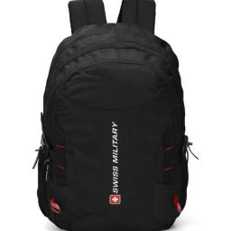 Swiss Military Unisex Black Laptop Backpack-picture-27