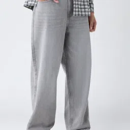 nuon men Nuon by Westside Grey Faded Loose-Fit Mid-Rise Jeans-picture-19