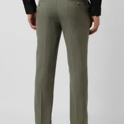 Van Heusen Green Skinny Fit Trousers image 2