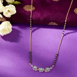 P.N.Gadgil Jewellers 18 KT Yellow Gold & Diamond Modern Mangalsutra For Woman-picture-27