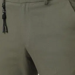 Van Heusen Green Skinny Fit Trousers image 4