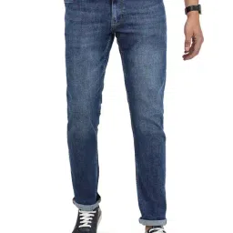 JadeBlue Blue Cotton Straight fit Faded Jeans-picture-35