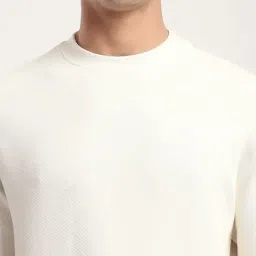R&B Off White Regular Fit Sweatshirt image 4