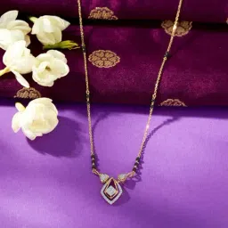 P.N.Gadgil Jewellers 18 KT Yellow Gold & Diamond Modern Mangalsutra For Woman-picture-32