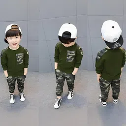 Sagar Impex Boys Cotton Blend Printed Clothing Set image 2