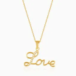 GIVA 925 Sterling Silver Golden Pendant for Women-image-15