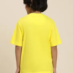 Kidsville Spiderman Printed Yellow Relaxed Fit T-Shirt For Boys image 2