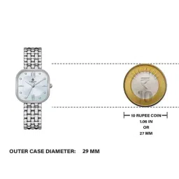 Carlton London CLSSCSVR Chelsea Analog Watch for Women image 5