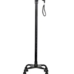 MCP Quadripod Height Adjustable Walking Stick (Black)-picture-14