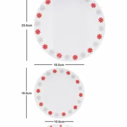 Cello White Opalware Dinner Set - Set of 18 image 3