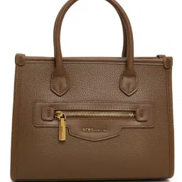 BCBG Brown Satchel Handbag-picture-13
