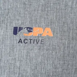 U.S. Polo Assn. Grey Regular Fit Solid Hooded Sweatshirt image 4