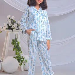 misbis Girls Printed Night suit-image-93