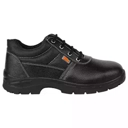 Allen Cooper Double Duty Safety Shoes Steel Toe Low Ankle PU Sole Size 8 UK/India Black, AS-7075-image-91