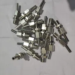 MAXAIR Brass Adjustable Type Fountain Nozzle Multi Direction Ball Joint Jet Nozzle with Water Sprinkler Spray Head (Nozzle Hole 4mm Thread size 1/4 inch BSP) (PACK OF 10PCS) image 3