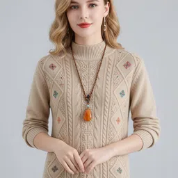 bebe Women Embroidered Pullover-image-95