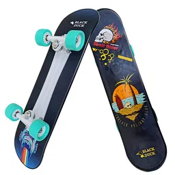 Jaspo Skatie Bones Black Duck Complete Fibre Skateboard - Multicolour-picture-12