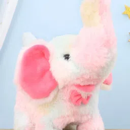 Aarohi Toys Musical Poochie Elle Rainbow Pink - Height 20.5 cm image 1