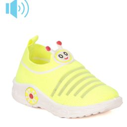 Lil Lollipop Striped Design Slip On Musical Shoes - Green-picture-20