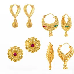 VIVASTRI Women Gold-Plated Alloy Earrings-picture-27