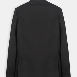 CAVIO Cotton Blend Woven Full Sleeves Textured Blazer With Inner Tee Set - Black image 3