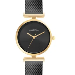 French Connection Women Round Dial & Stainless Steel Textured Straps Analogue Watch FCU7BM-picture-22