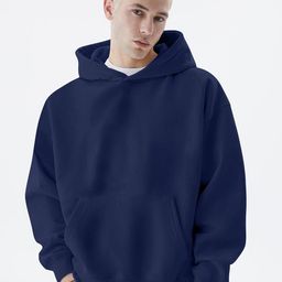 Maniac Men Solid Hood Cotton Pullover Sweatshirt-picture-6