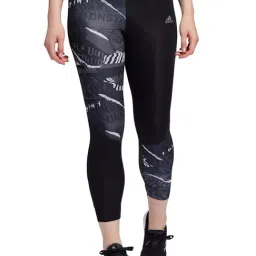 Adidas Grey Printed Tights-image-21