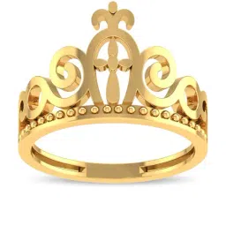 Kisna Diamond & Gold Jewellery 18k Pure Gold Curvella for Women-picture-13