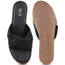 Inc.5 Women's Black Casual Sandals image 4