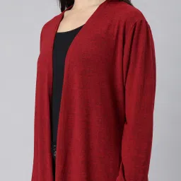 showoffff SHOWOFF Maroon Long Shrug image 5