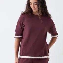 Wunderlove by Westside Brown Solid Top-image-86