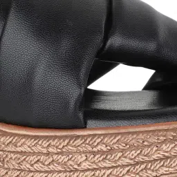 Inc.5 Women's Black Casual Sandals image 5