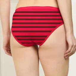 AROUSY Green & Red Printed Hipster Panties - Pack Of 6 image 5