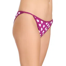 AROUSY Pink & Blue Printed Hipster Panties - Pack Of 6 image 5