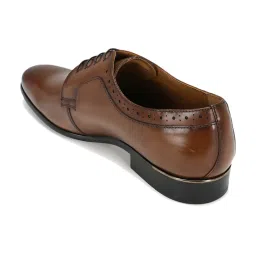 Louis Philippe Men's Brown Derby Shoes image 5