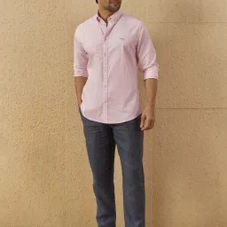 ANDAMEN Pink Slim Fit Shirt image 5