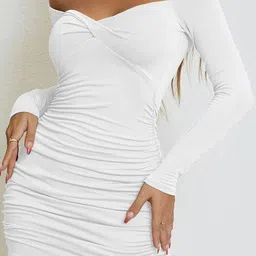 StyleCast Off-Shoulder Bodycon Mini Dress-picture-24