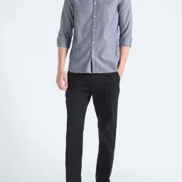 Tommy Hilfiger Carbon Navy Self Slim Fit Shirt image 5