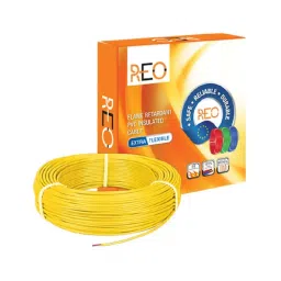 Havells Reo Flame Retardant PVC Insulated Cable 6.0 sq. mm Yellow 90 m, WRFFDNYA16X0-image-35