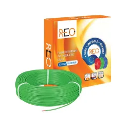 Havells Reo Flame Retardant PVC Insulated Cable 0.75 sq. mm Green 90 m, WRFFDNGA1X75-picture-30