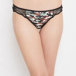 Clovia Black Printed Bikini Panty-image-26
